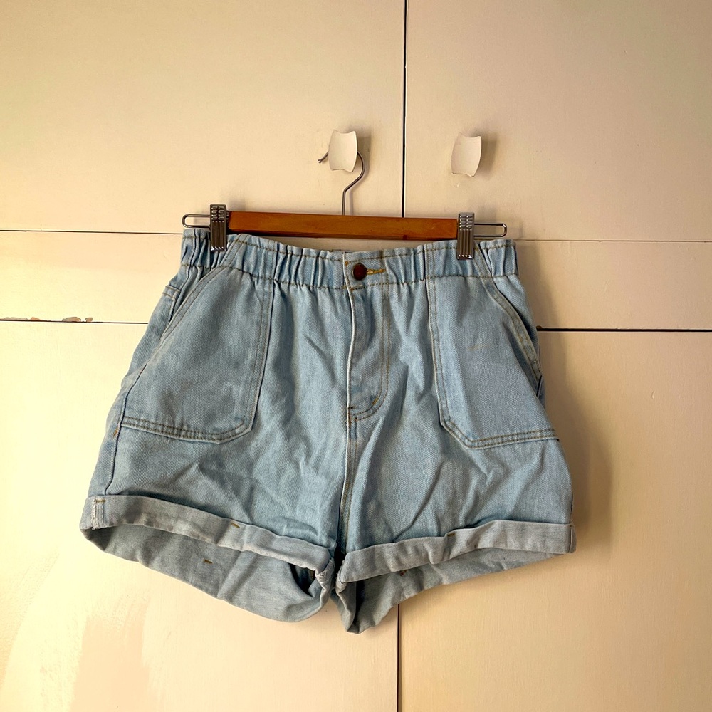 High waisted SHEIN jean shorts